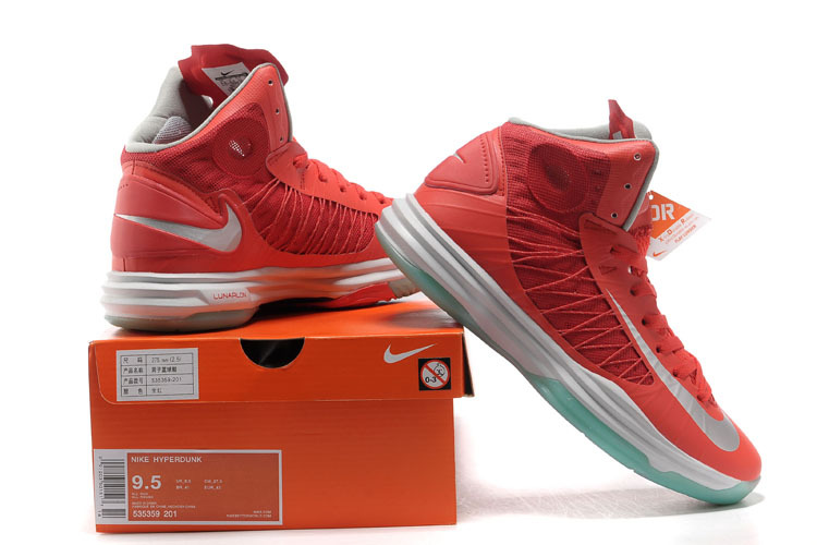 Nike Lunar Hyperdunk X Olympic Wine Red White Green Shoes