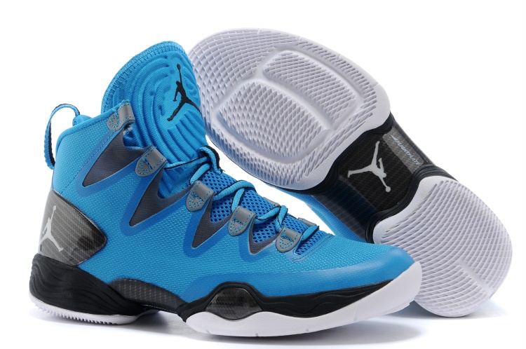 jordan shoes blue and black