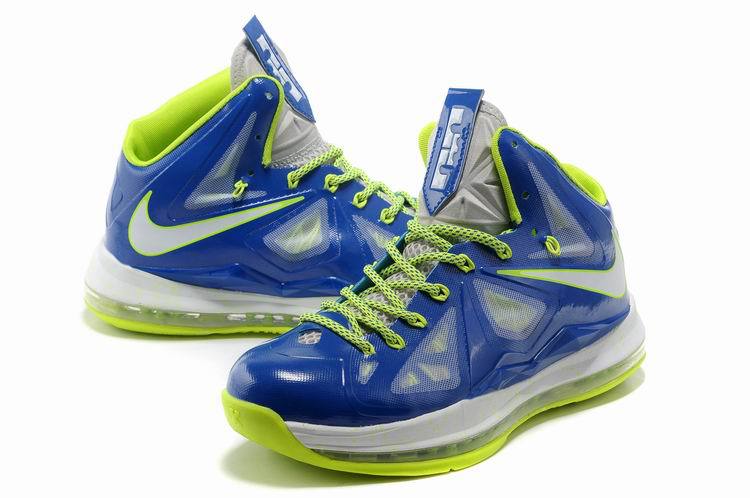 LeBron Raymone James Blue White Green Shoes