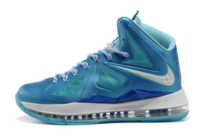 Nike Lebron 10 Shoes Elite Blue White