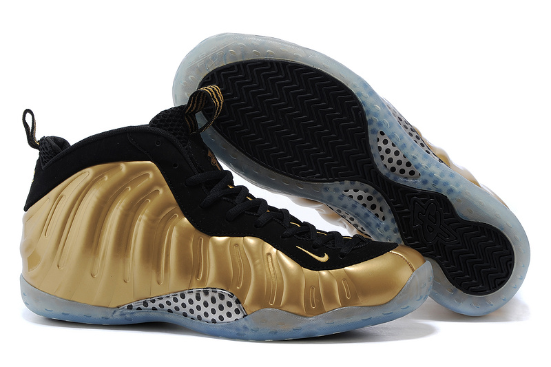 gold and black foams
