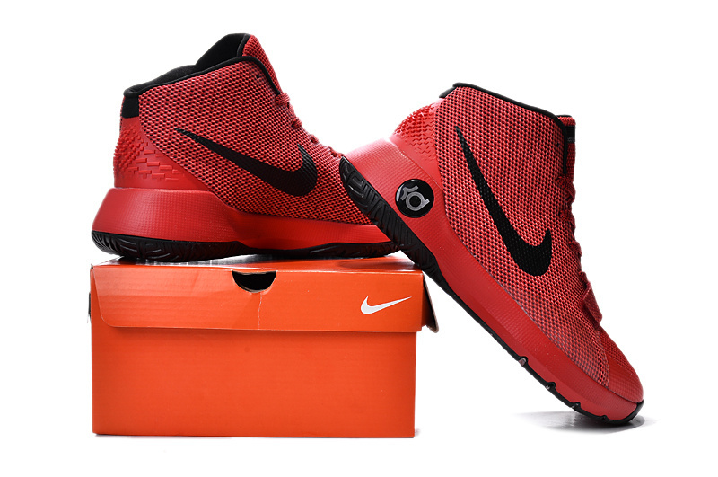 New Kevin Durant 8 Simple Red Black Shoes