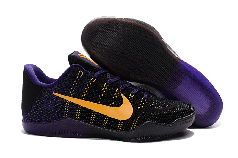 kobe bryant shoes purple yellow