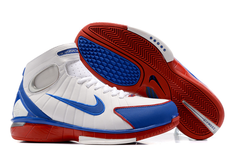 kobe red white and blue shoes