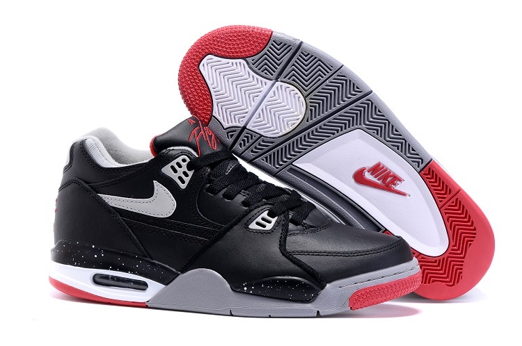 Nike Air Flight 89 Black Red Shoes