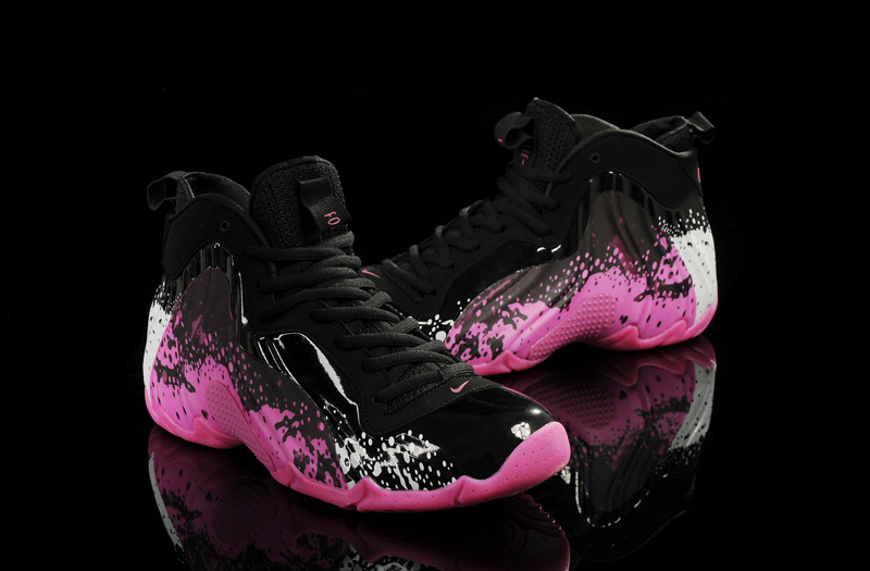 pink and black nike basketball shoes