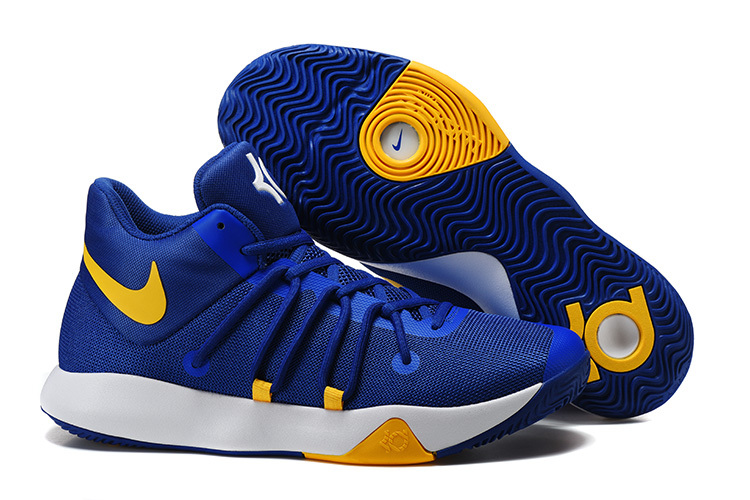 kd shoes blue and yellow