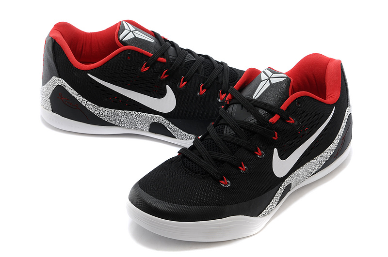 Nike Kobe Bryant 9 Low Black Red White For Women