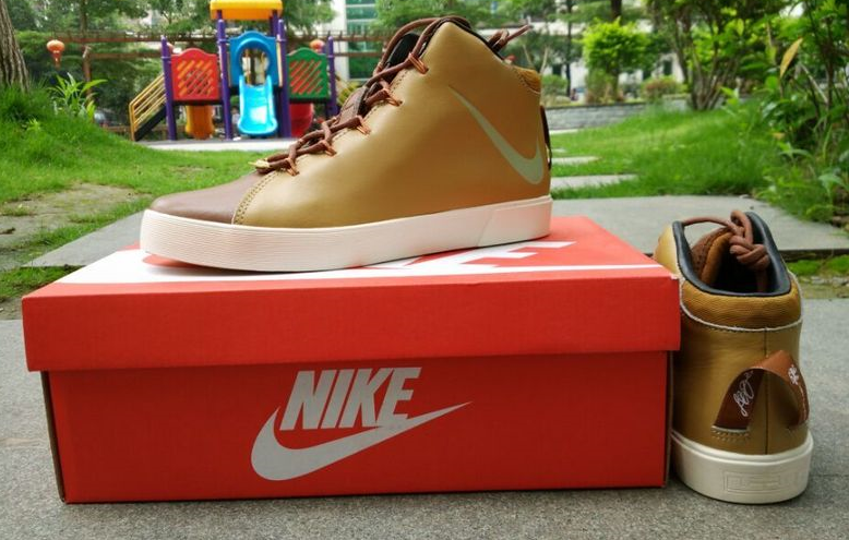 Nike Lebron James 12 Culture Shoes Yellow Brown White