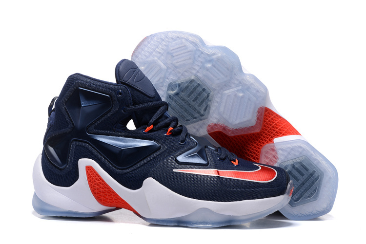 lebron 13 navy blue and red