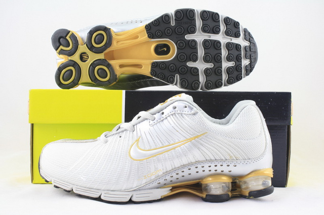 Nike Shox R1 White Gold Shoes [NSR114] - $75.00 : Kobe And KD Shoes, KD  Shoes