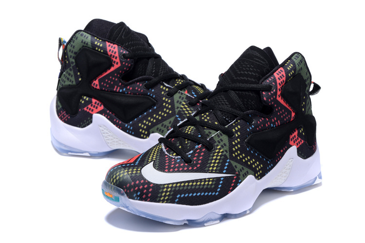 Women Nike Lebron 13 BHM Basketball Shoes